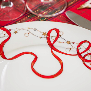 Тарелка Valerie Concept "Новогодние украшения"